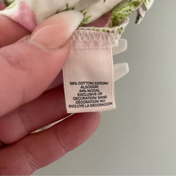 VICTORIAS SECRET Pineapple Print Button Front Pajama Top - Picture 10 of 11